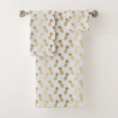 Ananas-Muster Badhandtuch Set (Insitu)