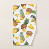 Ananas-Muster Badhandtuch Set (Handtuch)