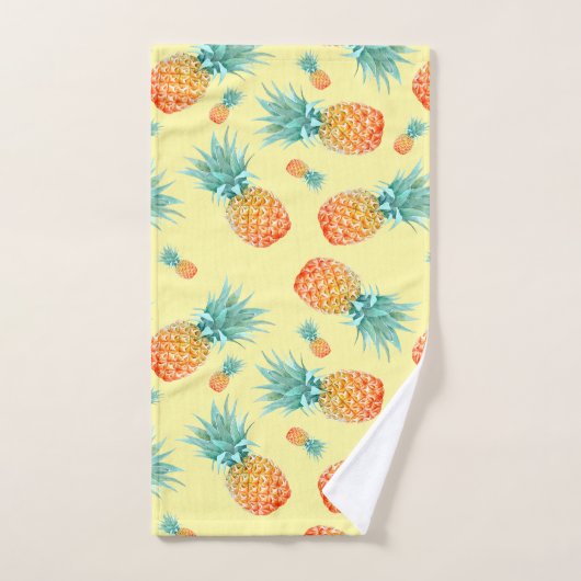 Ananas-Muster Badhandtuch Set (Handtuch)