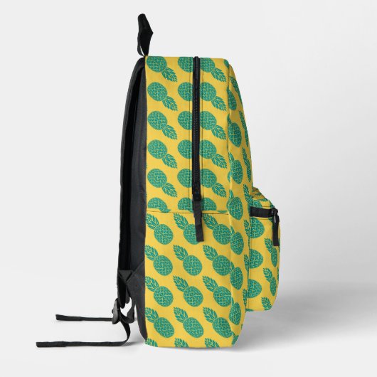 Ananas-Muster Bedruckter Rucksack (Links)