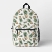 Ananas-Muster Bedruckter Rucksack (Vorderseite)