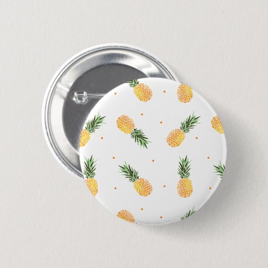 Ananas-Muster Button (Vorne & Hinten)