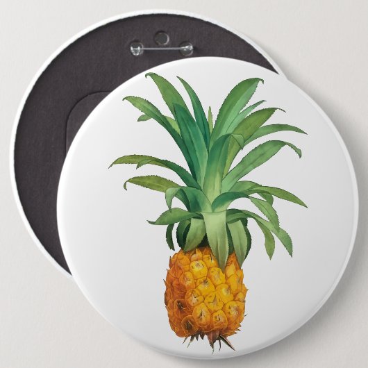 Ananas-Muster Button (Vorne & Hinten)