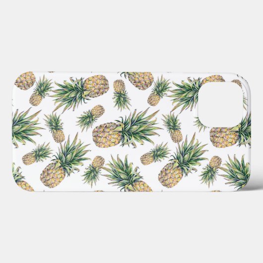 Ananas-Muster Case-Mate iPhone Hülle (Rückseite (Horizontal))