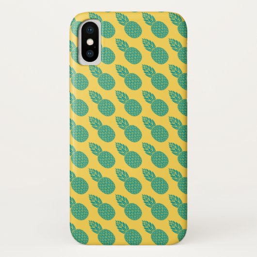 Ananas-Muster Case-Mate iPhone Hülle (Rückseite)
