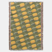 Ananas Muster Decke (Vorderseite Vertikal)