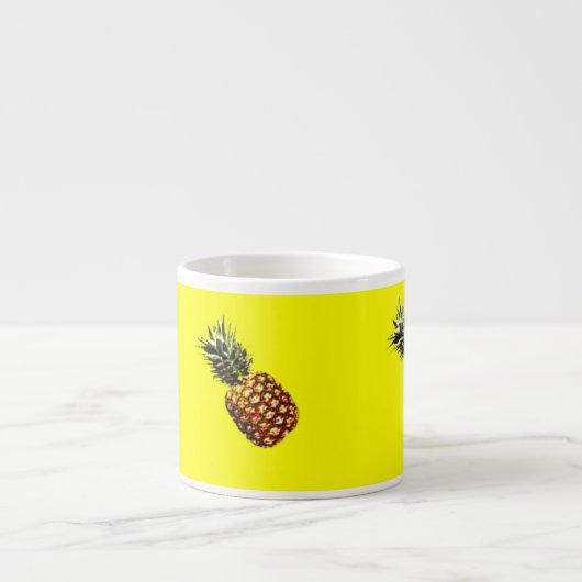 Ananas-Muster Espressotasse (Vorderseite)