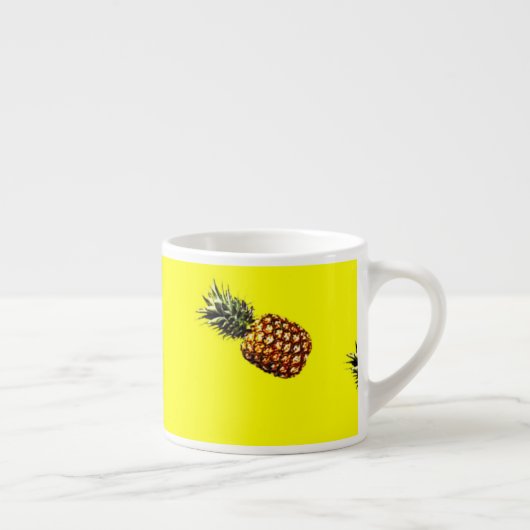 Ananas-Muster Espressotasse (Rechts)