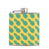 Ananas-Muster Flachmann (Vorderseite)