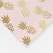 Ananas-Muster Fleecedecke (Ecke)