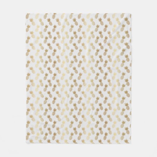 Ananas-Muster Fleecedecke (Vorderseite)
