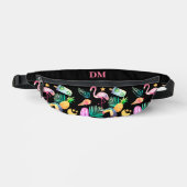 Ananas-Muster für tropische Vögel Bauchtasche (Vorderseite)