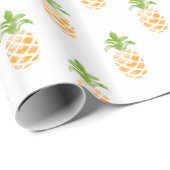 Ananas-Muster Geschenkpapier (Rolleneckpunkt)