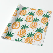 Ananas-Muster Geschenkpapier (Ungerollt)