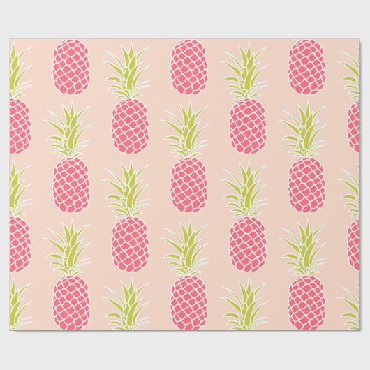 Ananas-Muster Geschenkpapier (Flach)