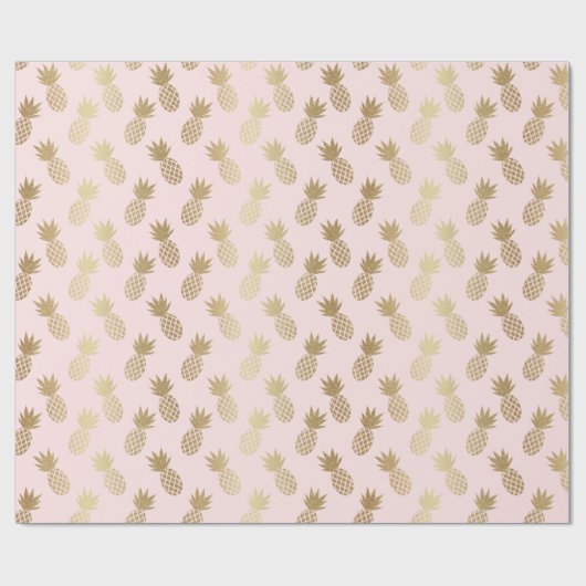 Ananas-Muster Geschenkpapier (Flach)