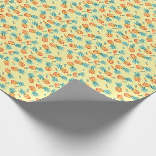 Ananas-Muster Geschenkpapier (Ecke)