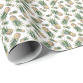 Ananas-Muster Geschenkpapier (Rolleneckpunkt)