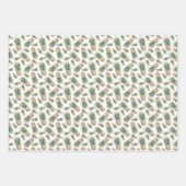 Ananas-Muster Geschenkpapier Set (Vorderseite 3)