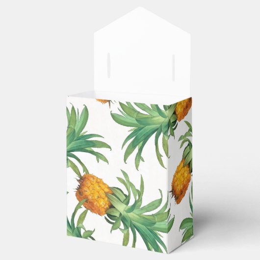 Ananas-Muster Geschenkschachtel (Geöffnet)