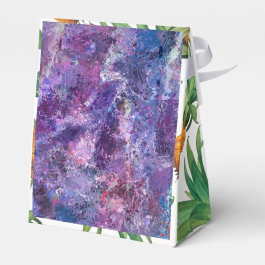 Ananas-Muster Geschenkschachtel (Rückseite)