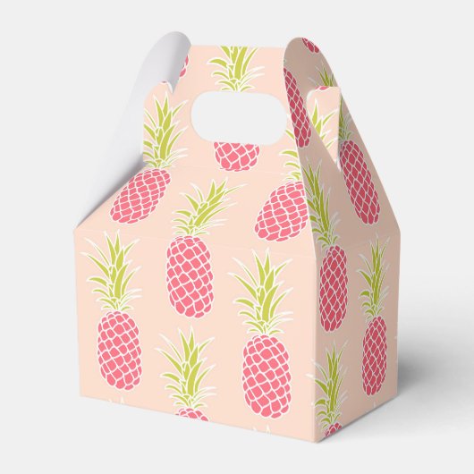 Ananas-Muster Geschenkschachtel (Rückseite)