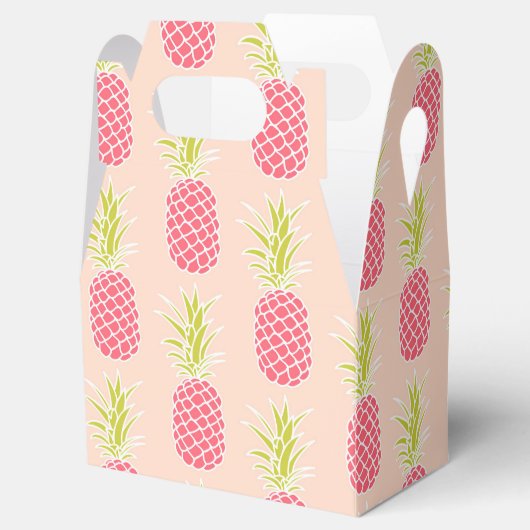Ananas-Muster Geschenkschachtel (Geöffnet)