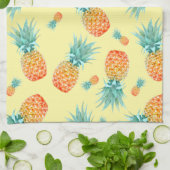 Ananas-Muster Geschirrtuch (Gefaltet)