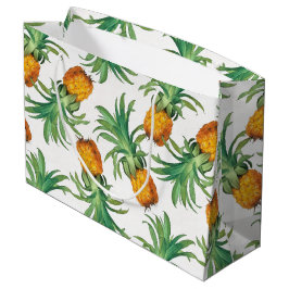 Ananas-Muster Große Geschenktüte