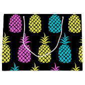 Ananas-Muster Große Geschenktüte (Vorderseite)
