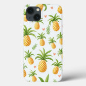 Ananas Muster iPhone 13 Gehäuse Case-Mate iPhone Hülle (Rückseite)