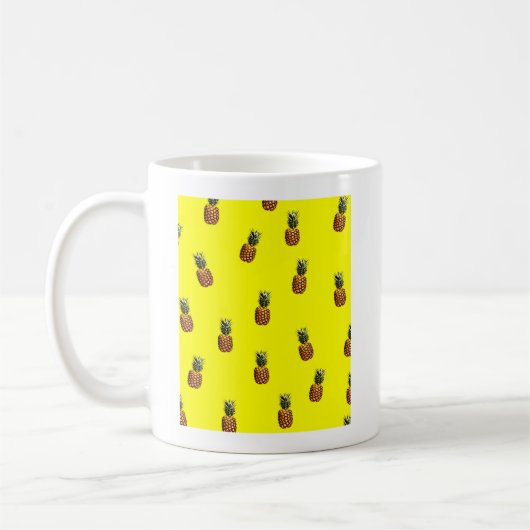 Ananas-Muster Kaffeetasse (Links)