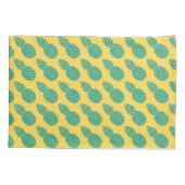 Ananas-Muster Kissenbezug (Rückseite-Links)