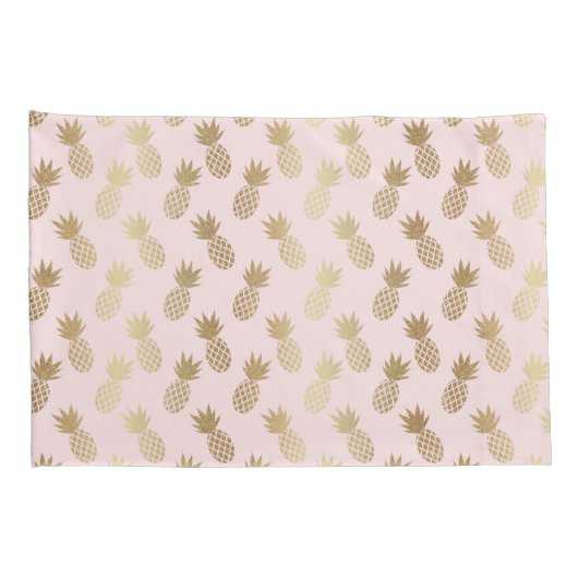 Ananas-Muster Kissenbezug (Rückseite-Rechts)