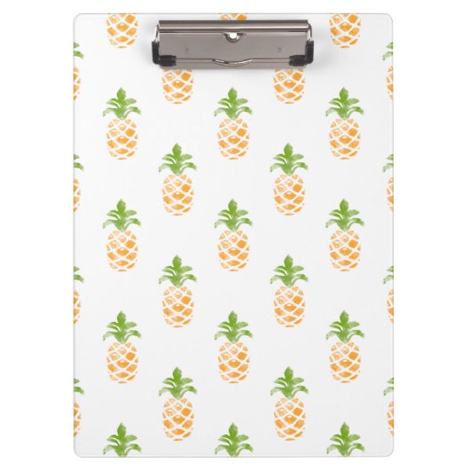 Ananas-Muster Klemmbrett (Vorderseite)