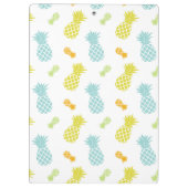 Ananas Muster Klemmbrett (Rückseite)