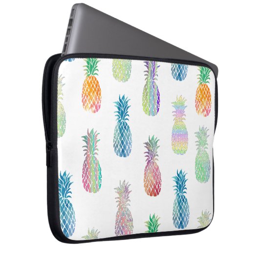 Ananas-Muster Laptopschutzhülle (Vorne Rechts)