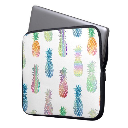 Ananas-Muster Laptopschutzhülle (Vorderseite Links)