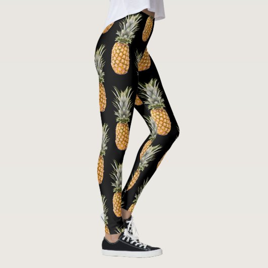 Ananas-Muster Leggings (Rechts)
