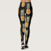 Ananas-Muster Leggings (Rückseite)