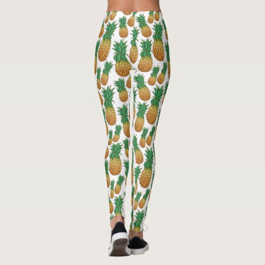 Ananas Muster Leggings (Rückseite)