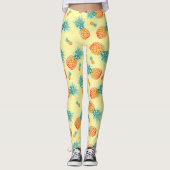 Ananas-Muster Leggings (Vorderseite)