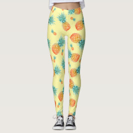 Ananas-Muster Leggings