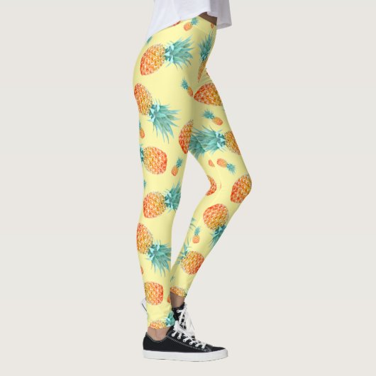 Ananas-Muster Leggings (Rechts)