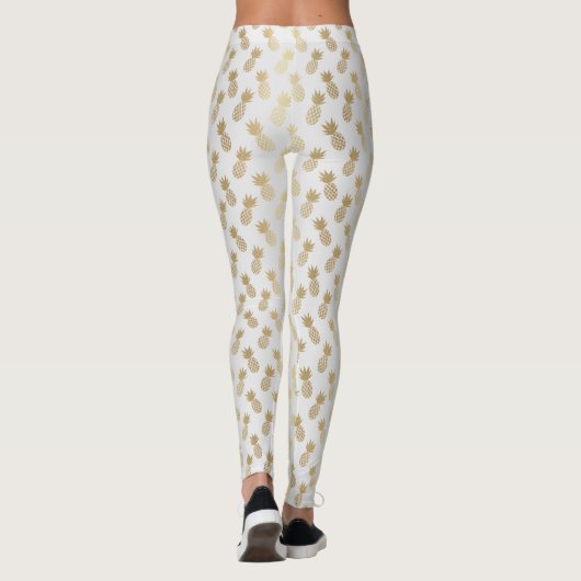 Ananas-Muster Leggings (Rückseite)