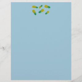 Ananas Muster Letterhead