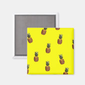 Ananas-Muster Magnet (Vorderseite/Rückseite)