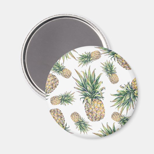 Ananas-Muster Magnet (Vorderseite/Rückseite)
