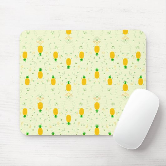 Ananas-Muster-Mauspad Mousepad (Mit Mouse)