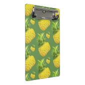 Ananas-Muster Mini Klemmbrett (Schrägansicht)